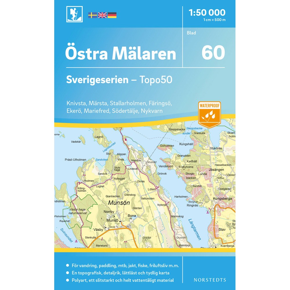 60 Östra Mälaren Sverigeserien 1:50 000